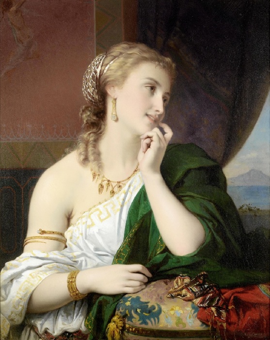 Неаполитанская красавица. Автор: Жозеф Команс.